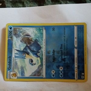 Stage 1 Golduck Pokemon card